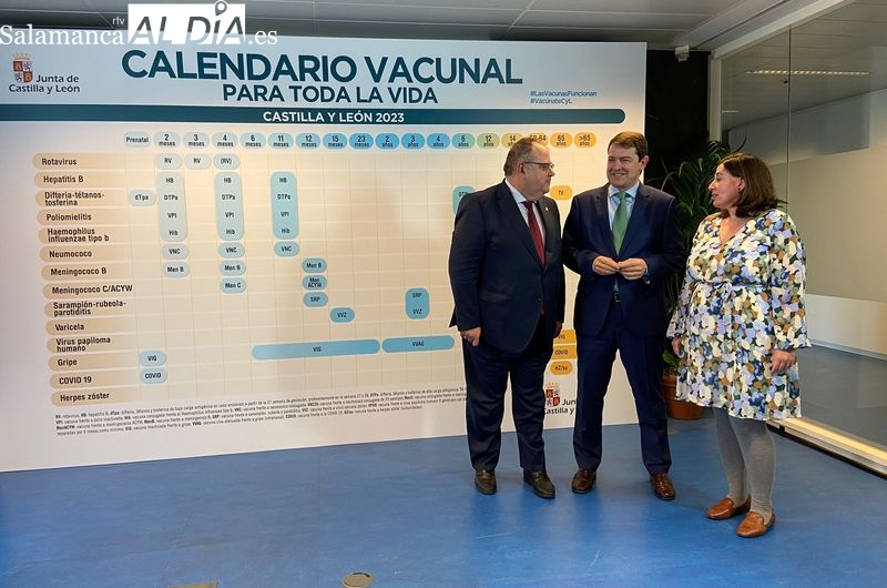 Nuevo calendario de vacunación en Castilla y León