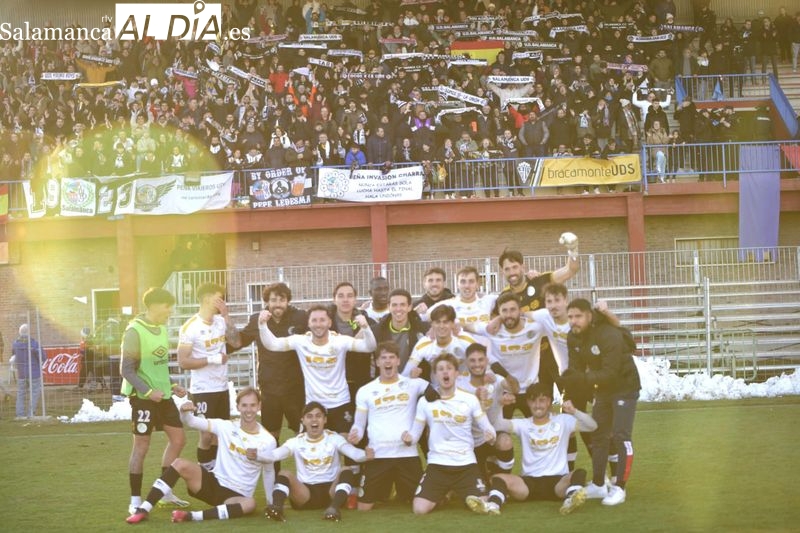 ¡Hay Liga!: el Salamanca UDS se pone a 7 puntos del Real Ávila con un gol de Javi Navas y Caramelo iguala el golaverage en el 95 (0-2)